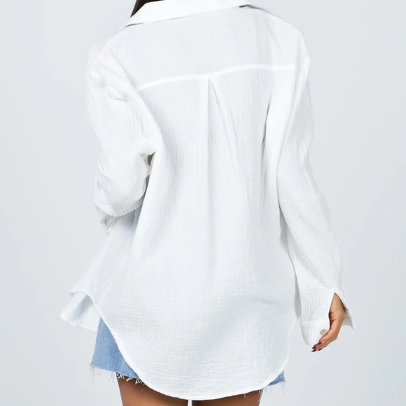 Princess Polly - MAHALIA SHIRT WHITE - Picture 4 of 4